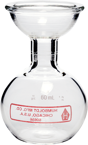 硼硅酸盐玻璃接瓶，60ml(用于H-2165)