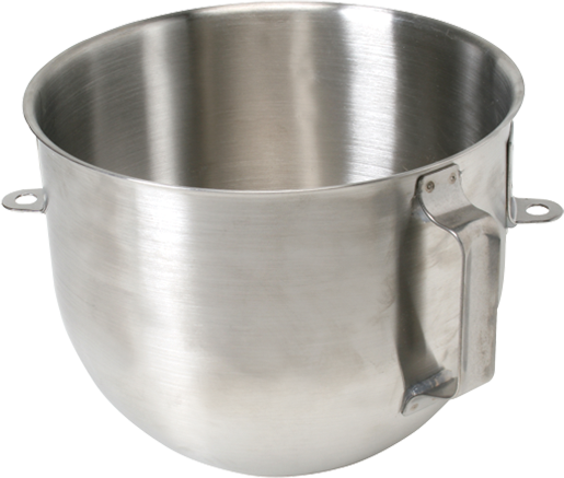 Bowl, stainless steel, 5 qt. (4.73L)
