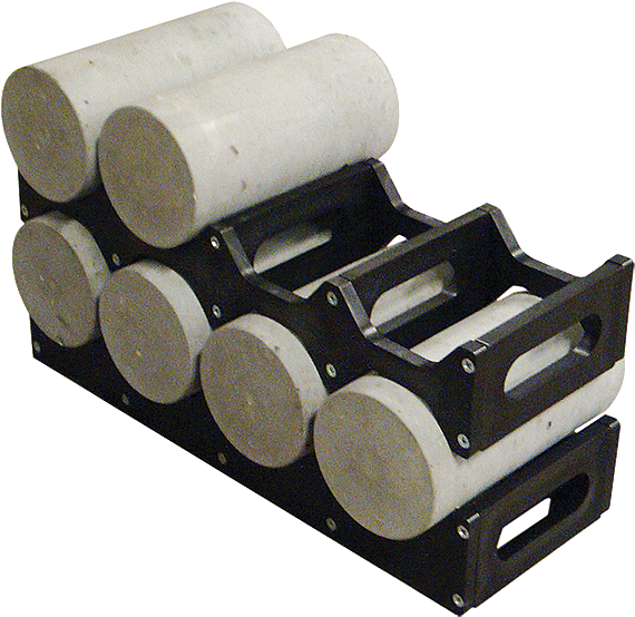 固化 Rack for 混凝土 Cylinders